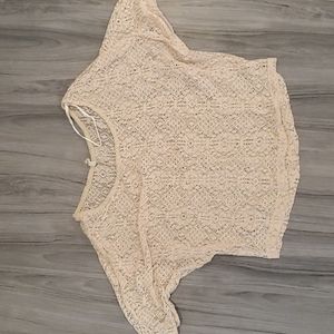 Mind Code Lace Bohemian Top Blouse Made In USA